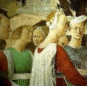 Piero della Francesca the legend of the true cross, detail oil on canvas